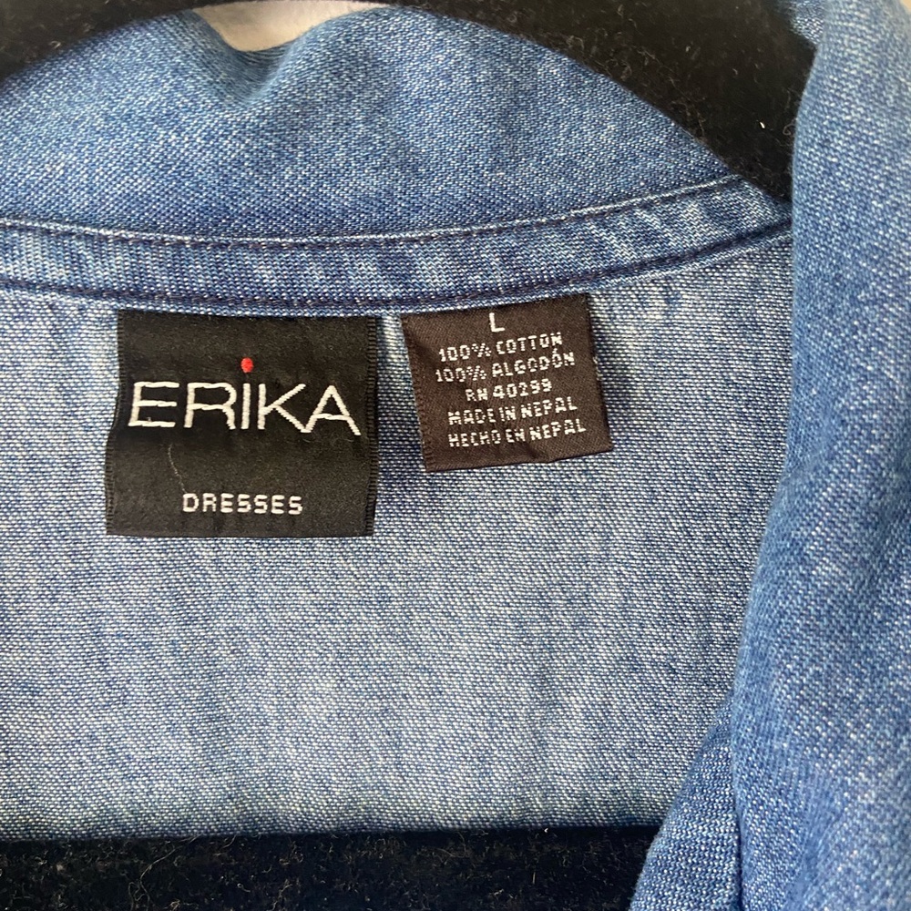 Vintage Blue Denim Dress - Picture 4 of 4